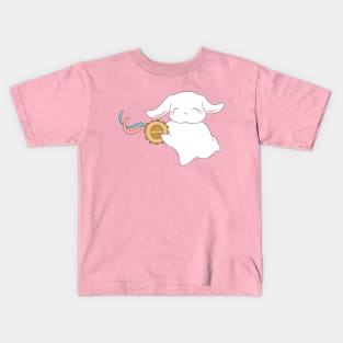 Tamborine Holland Lop White Rabbit | Bunniesmee Kids T-Shirt